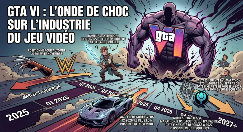 Les gros jeux qui ont fui GTA 6