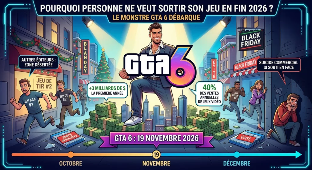 GTA 6 Fait Fuir Tous les Jeux de Fin 2026 : le Q4 Est un Désert