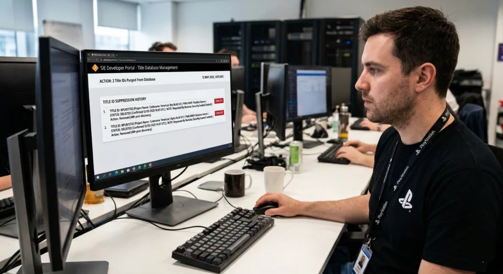 48 heures après la découverte, Rockstar a fait supprimer les deux title IDs de la base PlayStation.