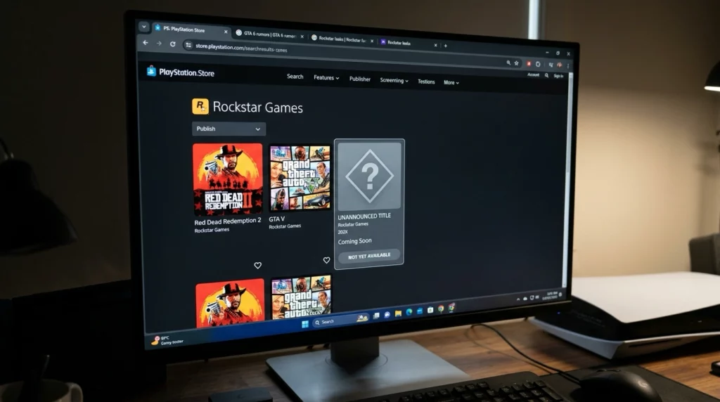 GTA 6 des IDs PlayStation Store