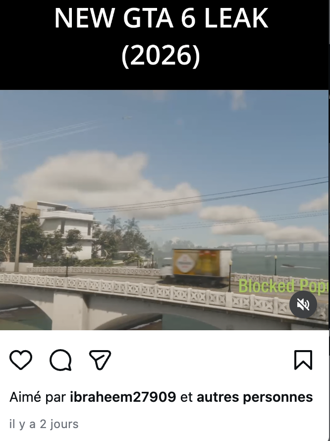 nouveau leak gameplay GTA 6 pont Vice City mars 2026