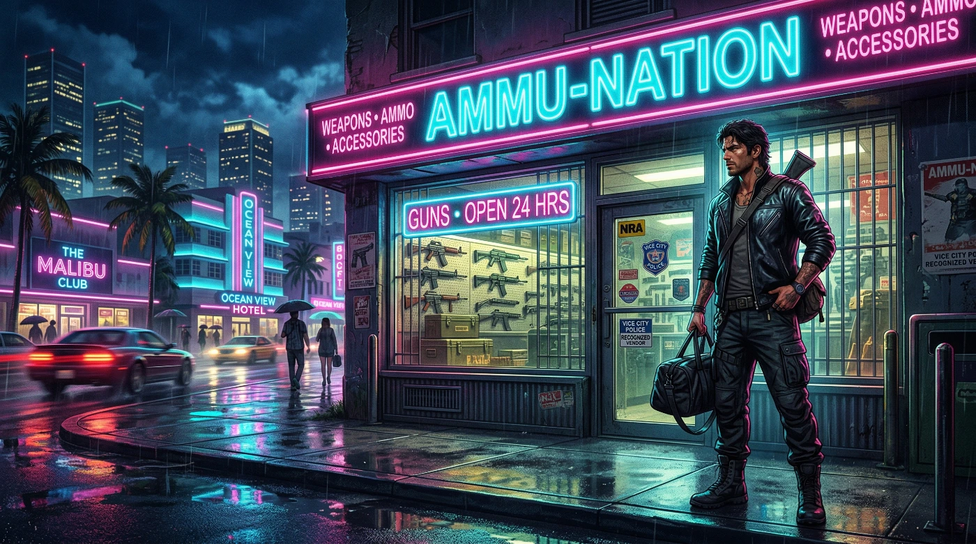 armes gta 6 arsenal complet craft accessoires