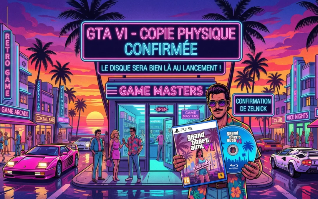 GTA 6 copie physique : Zelnick confirme, le disque sera bien là au lancement
