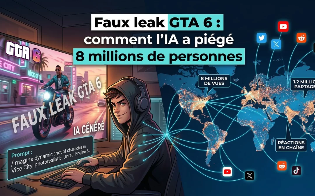 Faux leak GTA 6 : comment l&rsquo;IA a piégé 8 millions de personnes