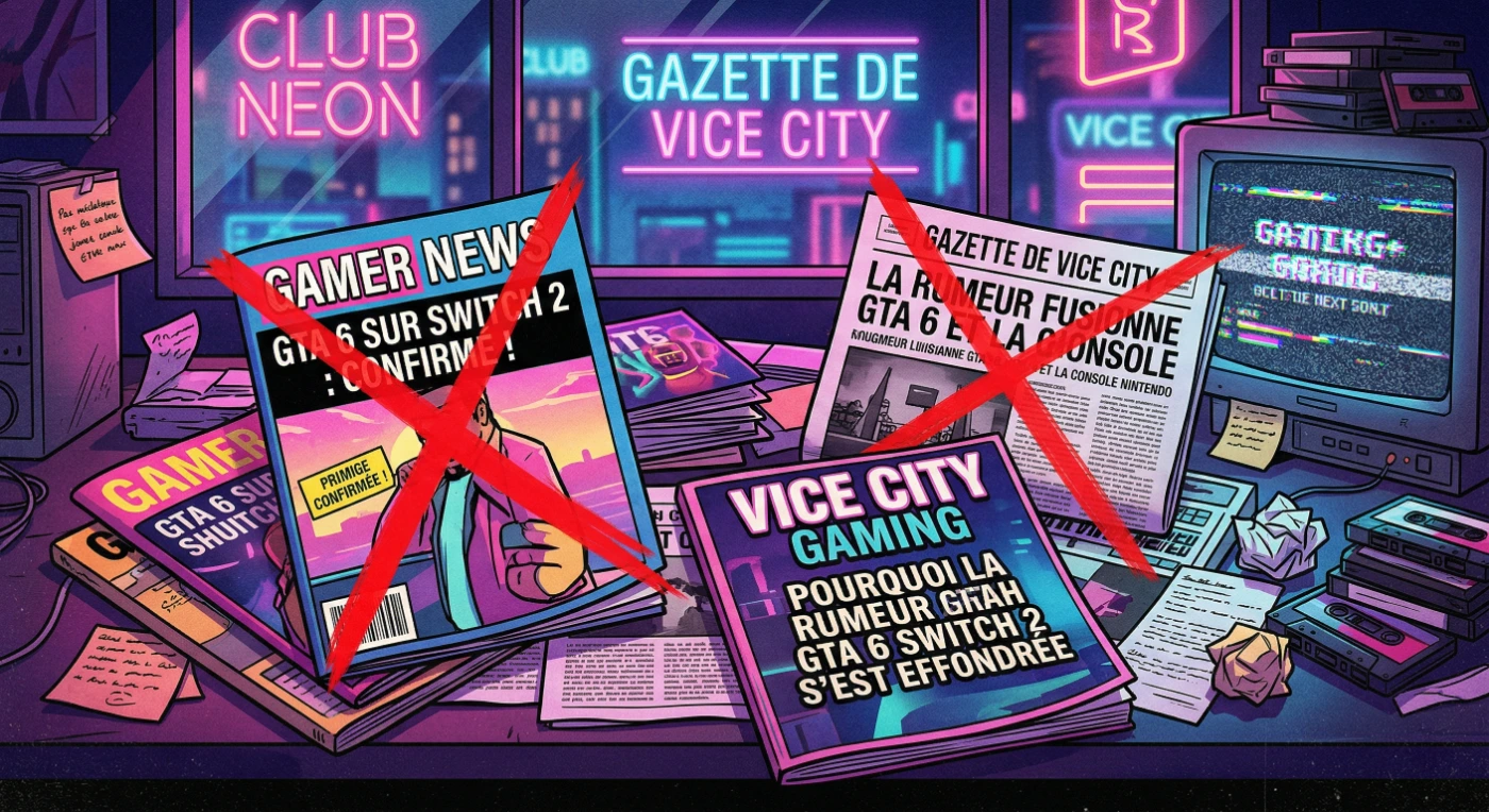 GTA 6 Switch 2 rumeur presse gaming debunk