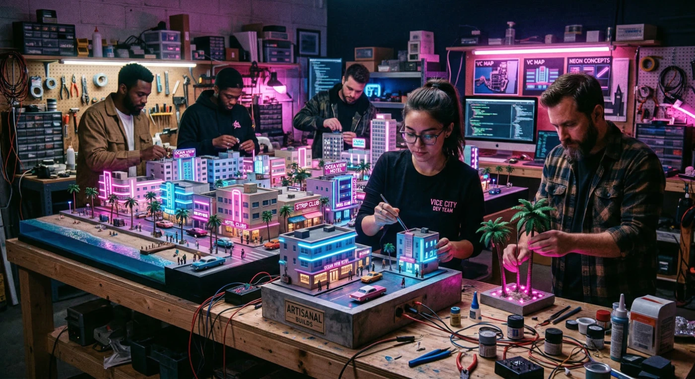 GTA 6 zéro IA générative Rockstar Vice City