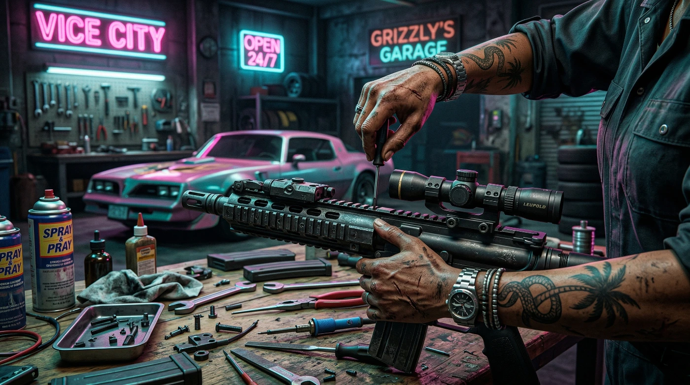 personnalisation craft armes gta 6 workbench