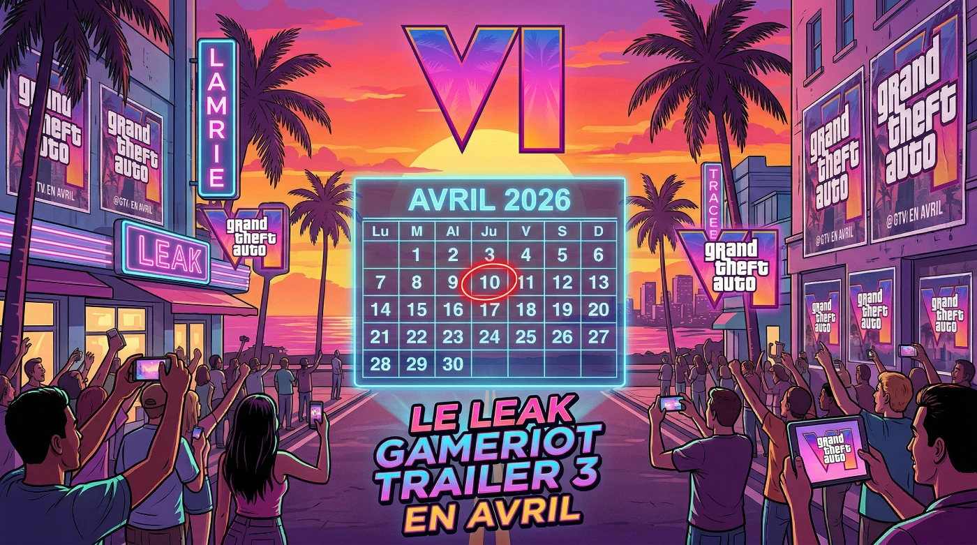 playlist YouTube GTA 6 leak Gameriot trailer 3 avril 2026
