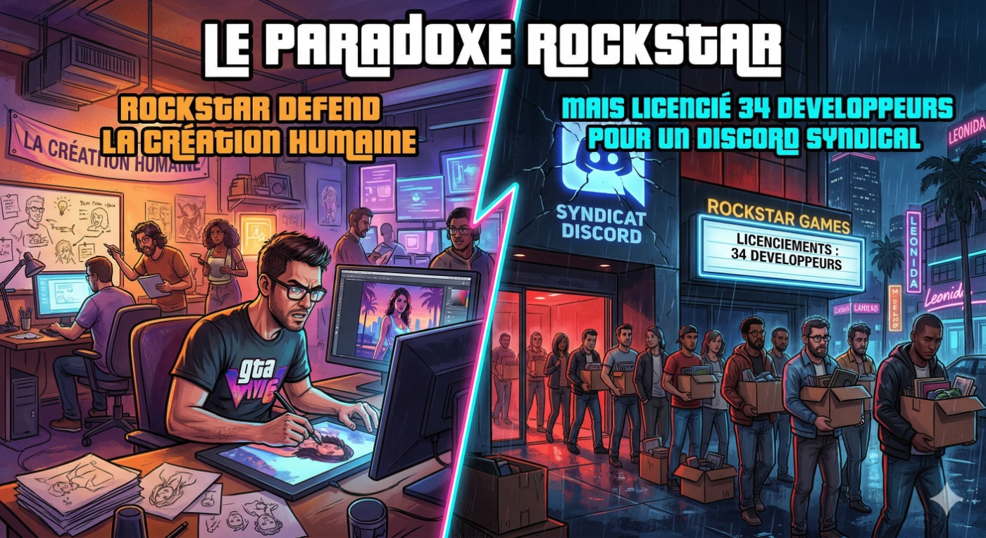 Rockstar licenciements developpeurs GTA 6 Discord syndicat