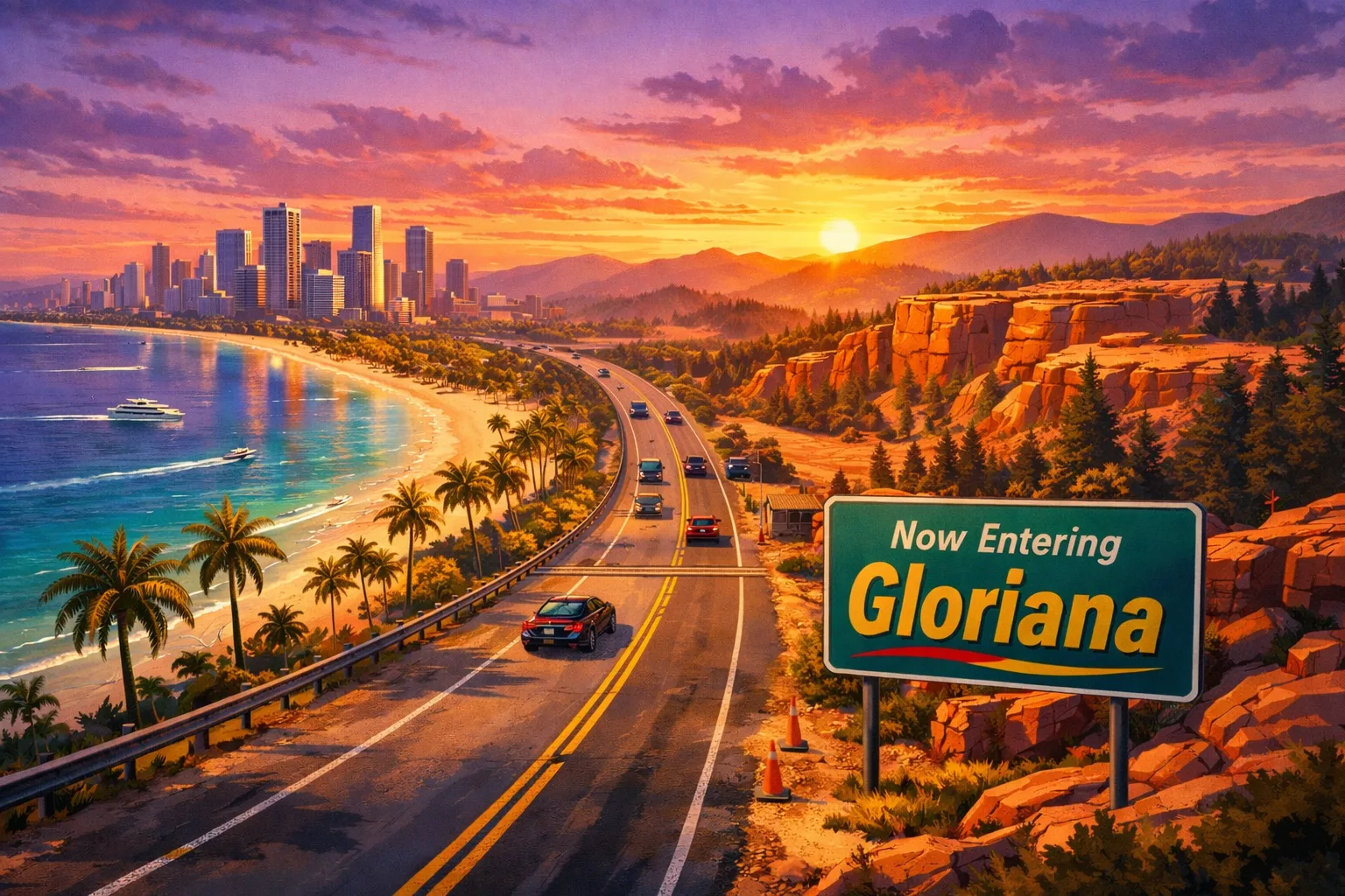 GTA 6 Gloriana deuxième État secret de Leonida