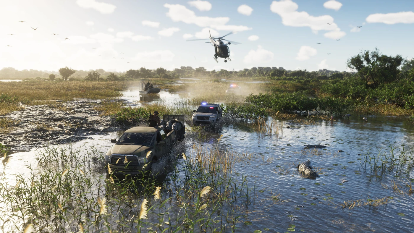 locations-gta-6-grassrivers-everglades-featured locations GTA 6 Grassrivers wetlands hélico poursuite Everglades