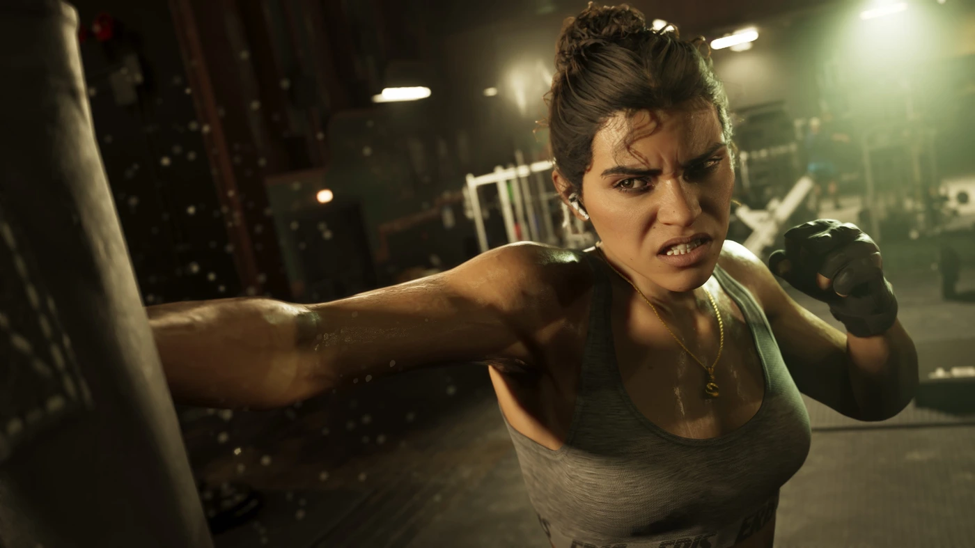 GTA 6 activités sport MMA combat cage avec Lucia